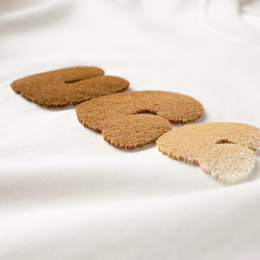 t-shirt met bubbellogo