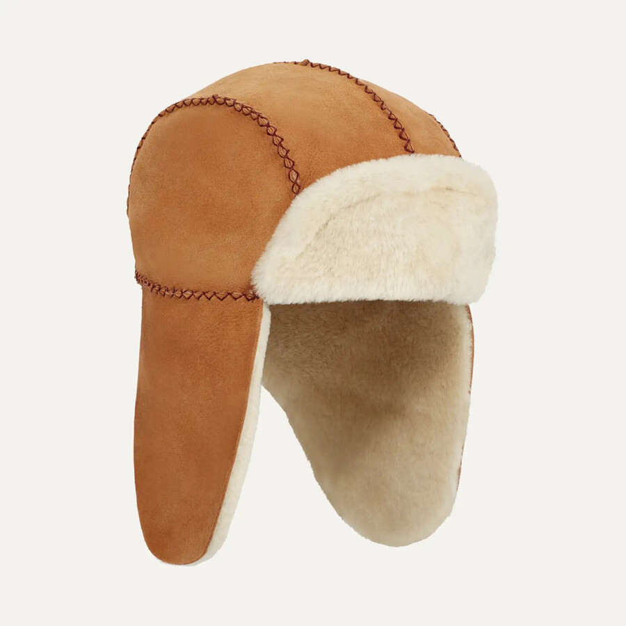 schapenvachtjas met stiksels
