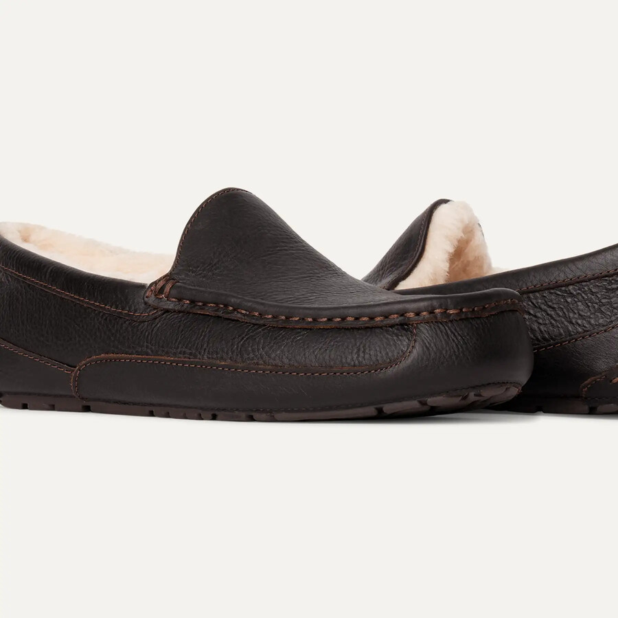ascot leren slipper